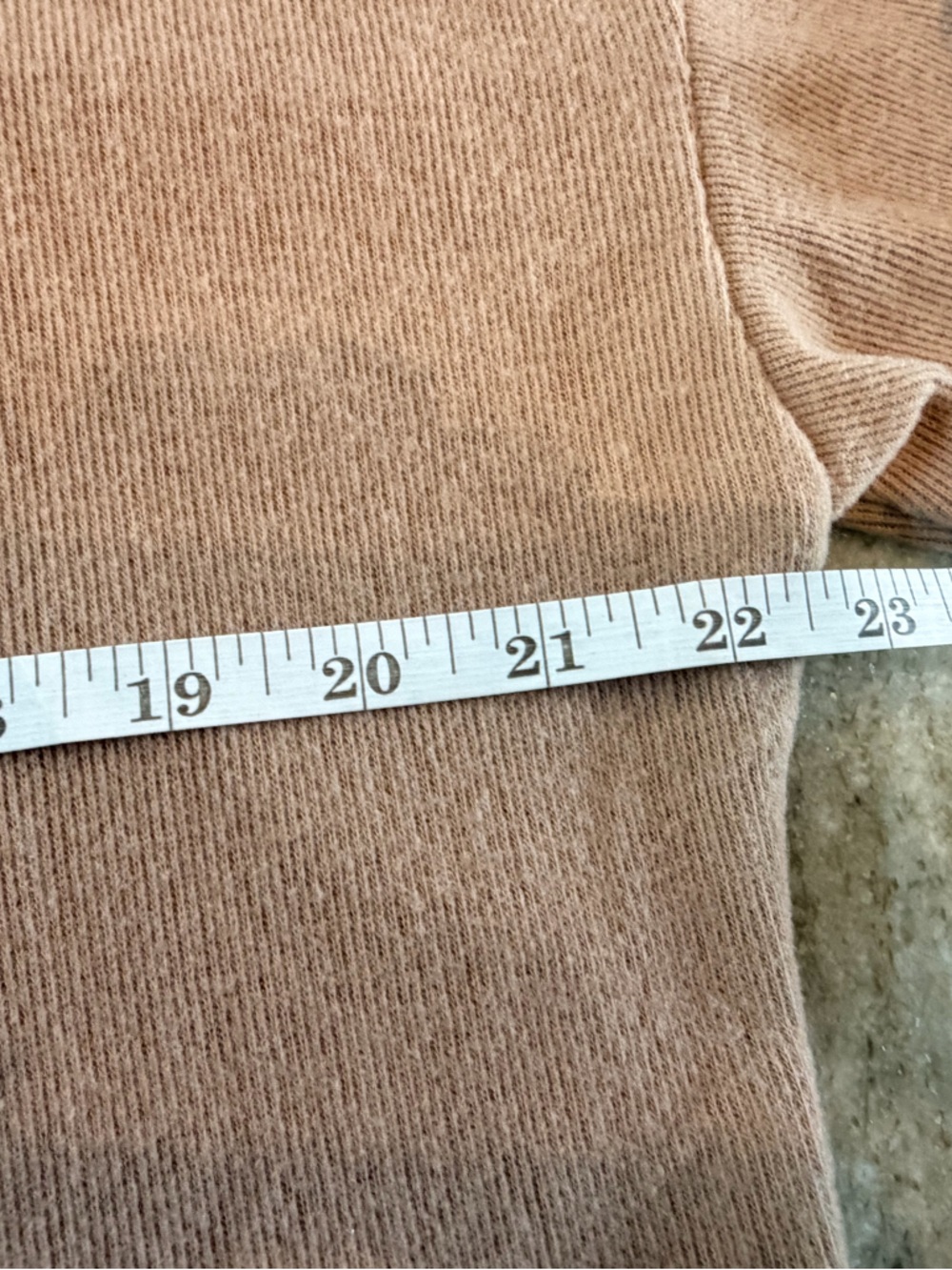 NWT No Comment Western Boots Graphic Sweatshirt Tan Cowgirl Top Large - Picture 7 of 10